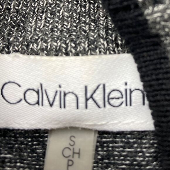 Calvin Klein Rayon Blend Knit Grey Sweater Size S - Picture 7 of 8